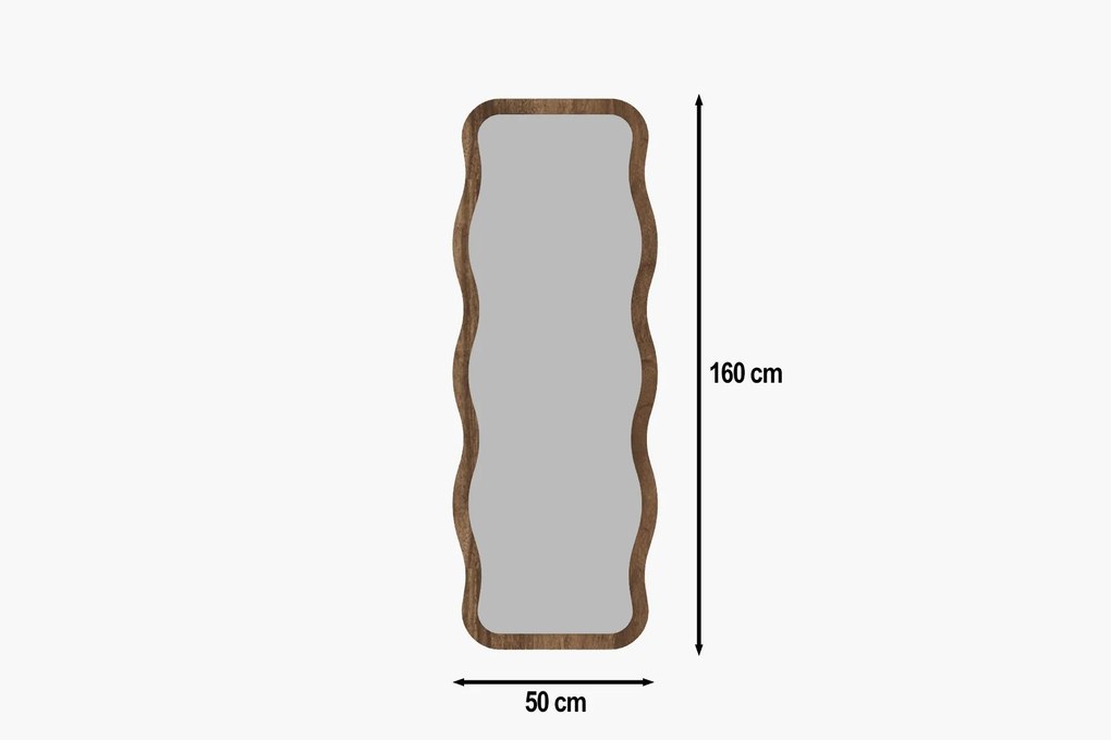 Espelho Aror – Nogueira – 50 cm x 160 cm