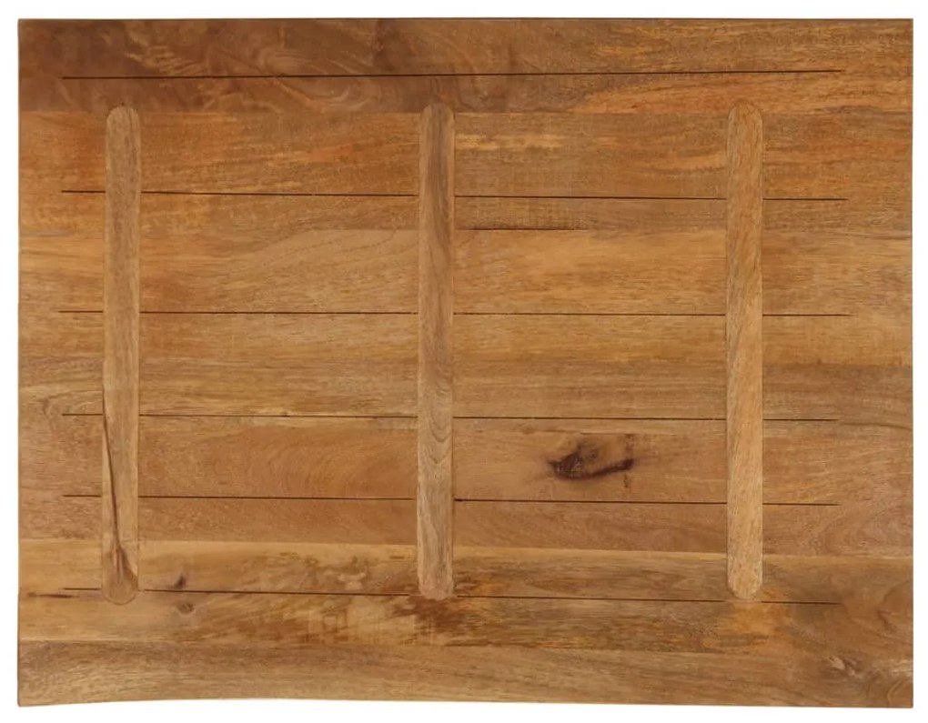 Tampo de mesa c/ borda viva 100x80x2,5 cm mangueira maciça
