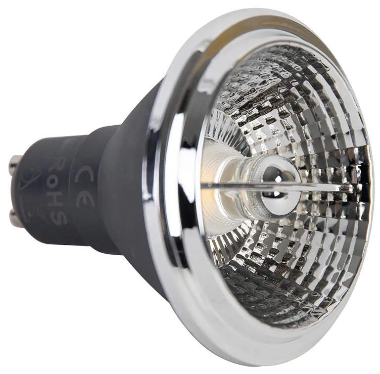 Lâmpada LED regulável GU10 AR70 | 6W 450lm 2700K