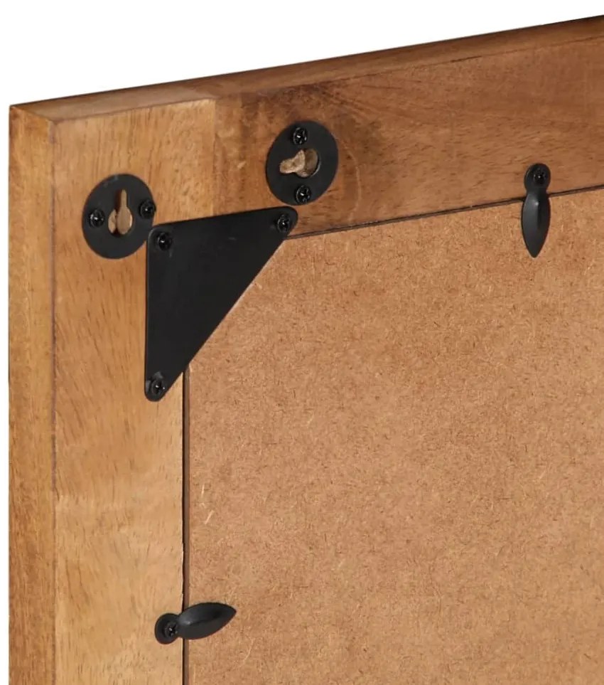 Espelho de casa de banho 50x70x2,5 cm mangueira maciça e vidro