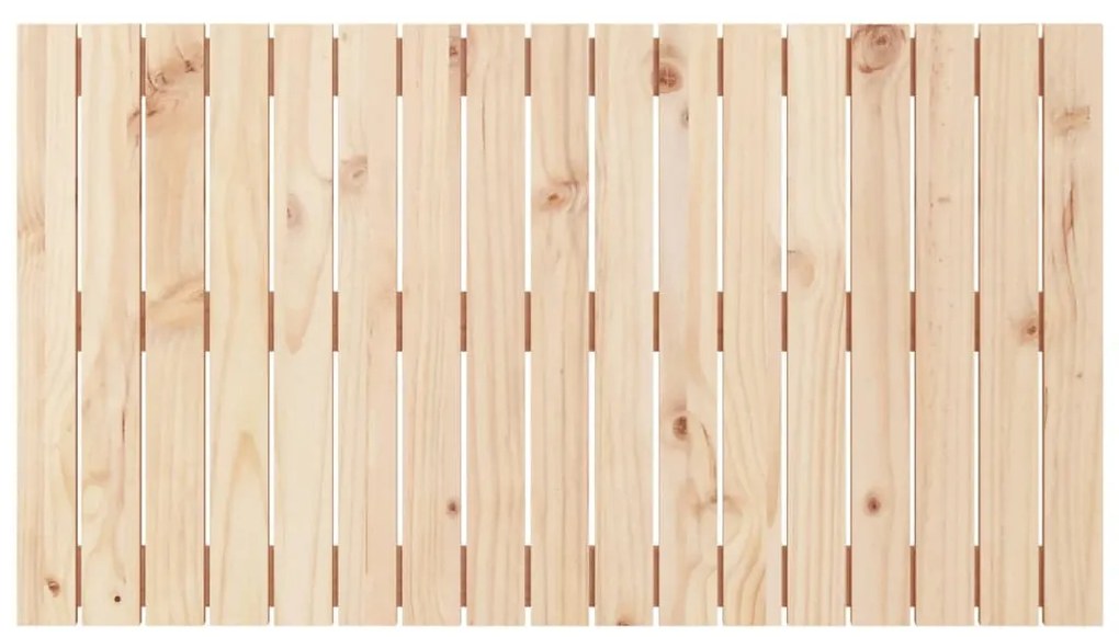 Cabeceira de parede 108x3x60 cm madeira de pinho maciça