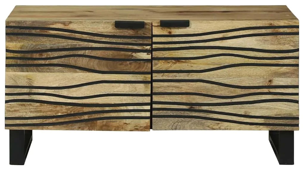 Mesa de Centro - 80 x 50 x 40 cm, Madeira de Mangueira Maciça