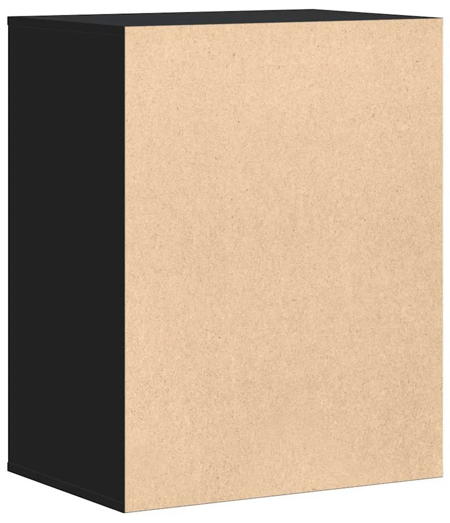 Cómoda com 4 Gavetas - 60x41x76 cm - derivados de madeira - preto