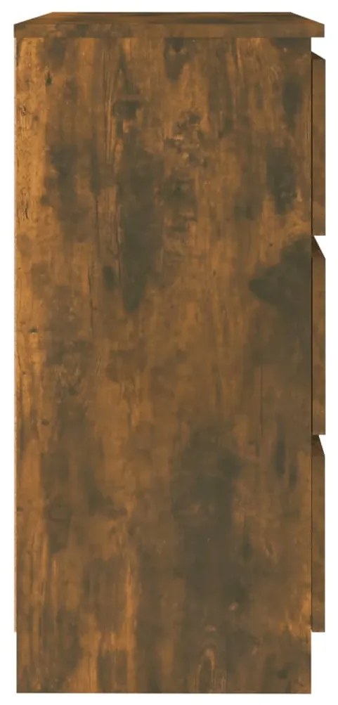Aparador 60x35x76 cm madeira processada cor carvalho fumado
