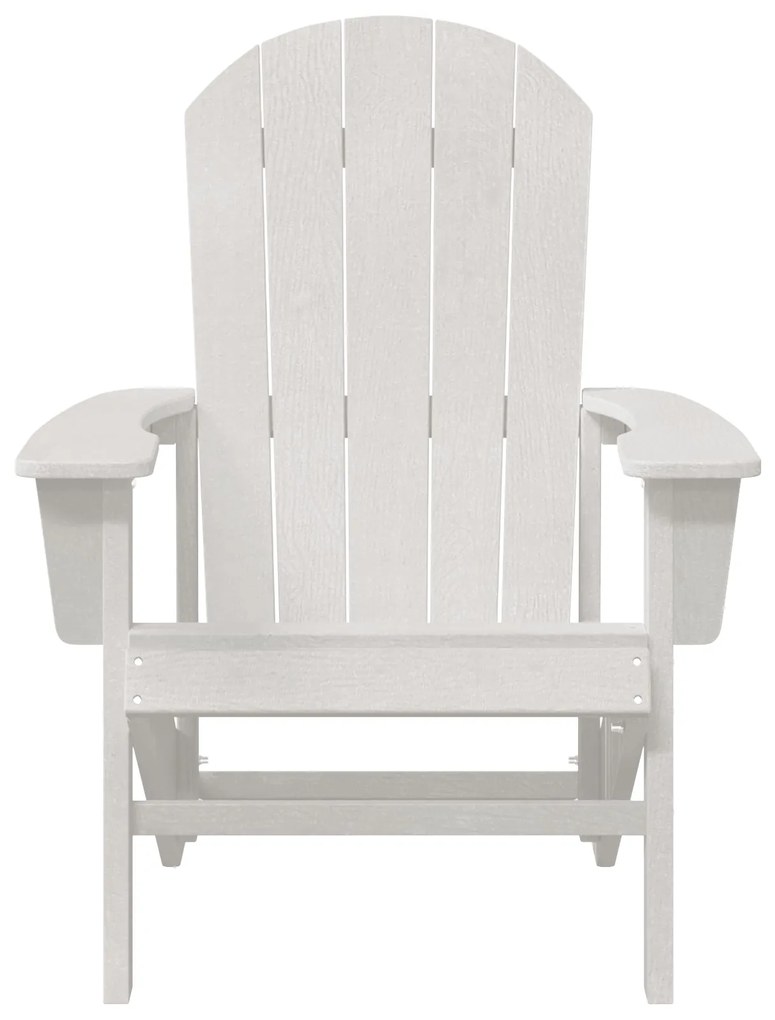 Cadeira Adirondack Branca 74x82x91 cm HDPE