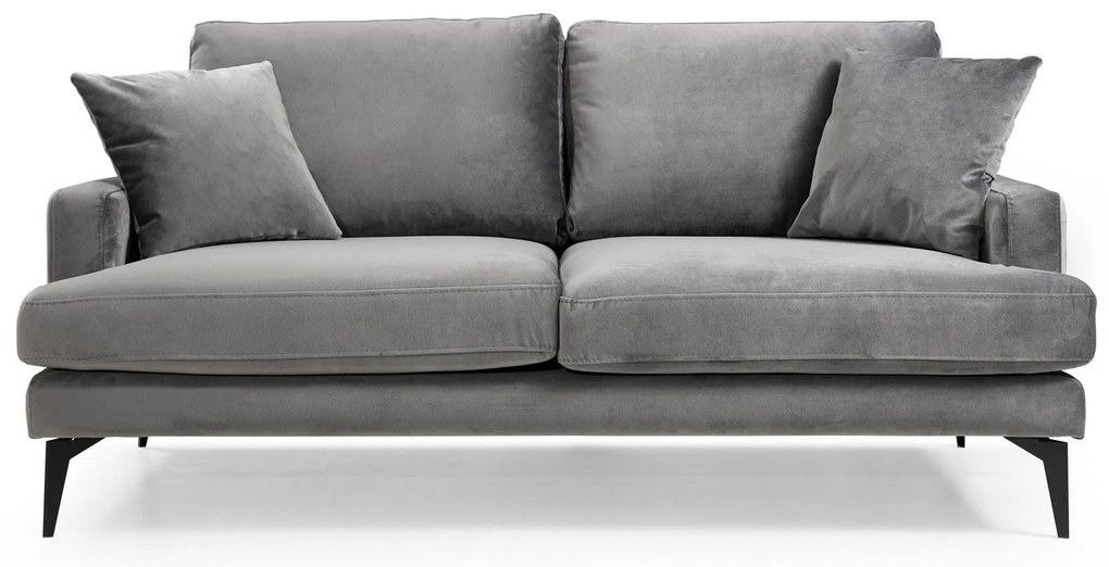 Sofá de 2 Lugares Papira – Cinzento – 175x90x88 cm