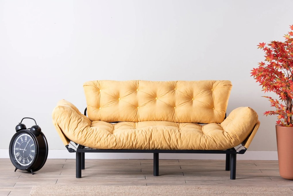 Conjunto de Mesas de Apoio Stil Metal Ferforje – Creme e Preto – 46x62