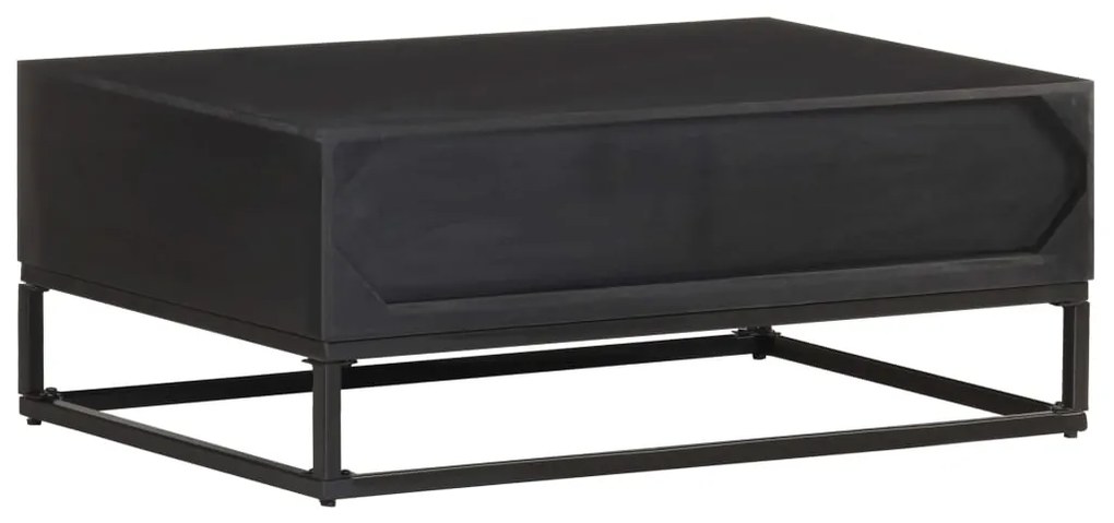 Mesa de centro 90x60x35 cm madeira de mangueira maciça