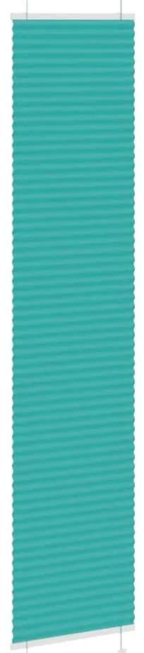 Gasolina verde Plissada Cega 50x200 cm Largura Tecido 49,4 cm