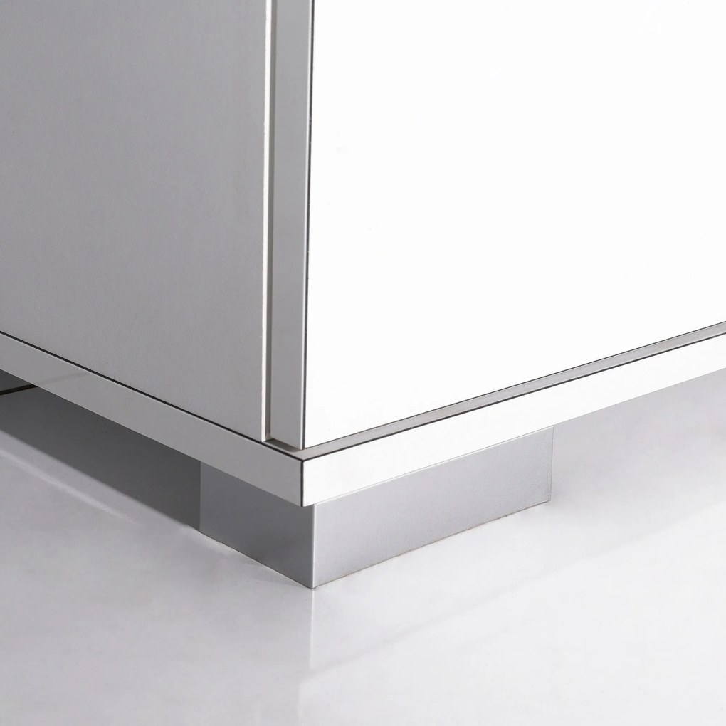 Armário Alto de Escritório "Doc" - 60x187x40 cm - Branco - Design Mode