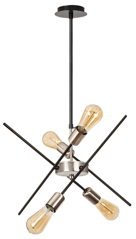 Chandelier Parazit – Preto Níquel – 50 cm x 80 cm