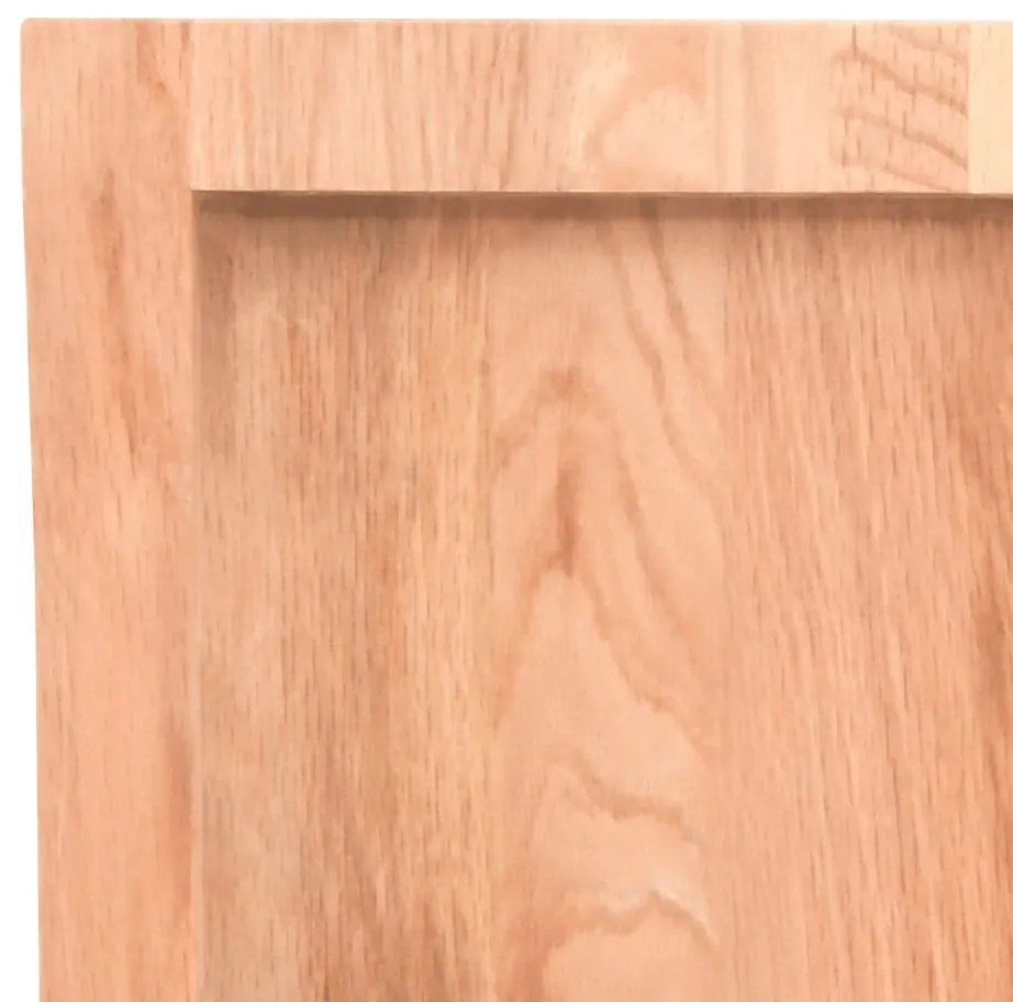 Prateleira de parede 180x60x(2-6) cm carvalho tratado castanho