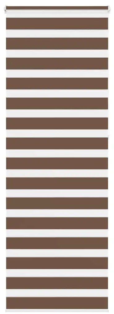 vidaXL Cortina de zebra 75x230 cm largura do tecido 70,9 cm poliéster