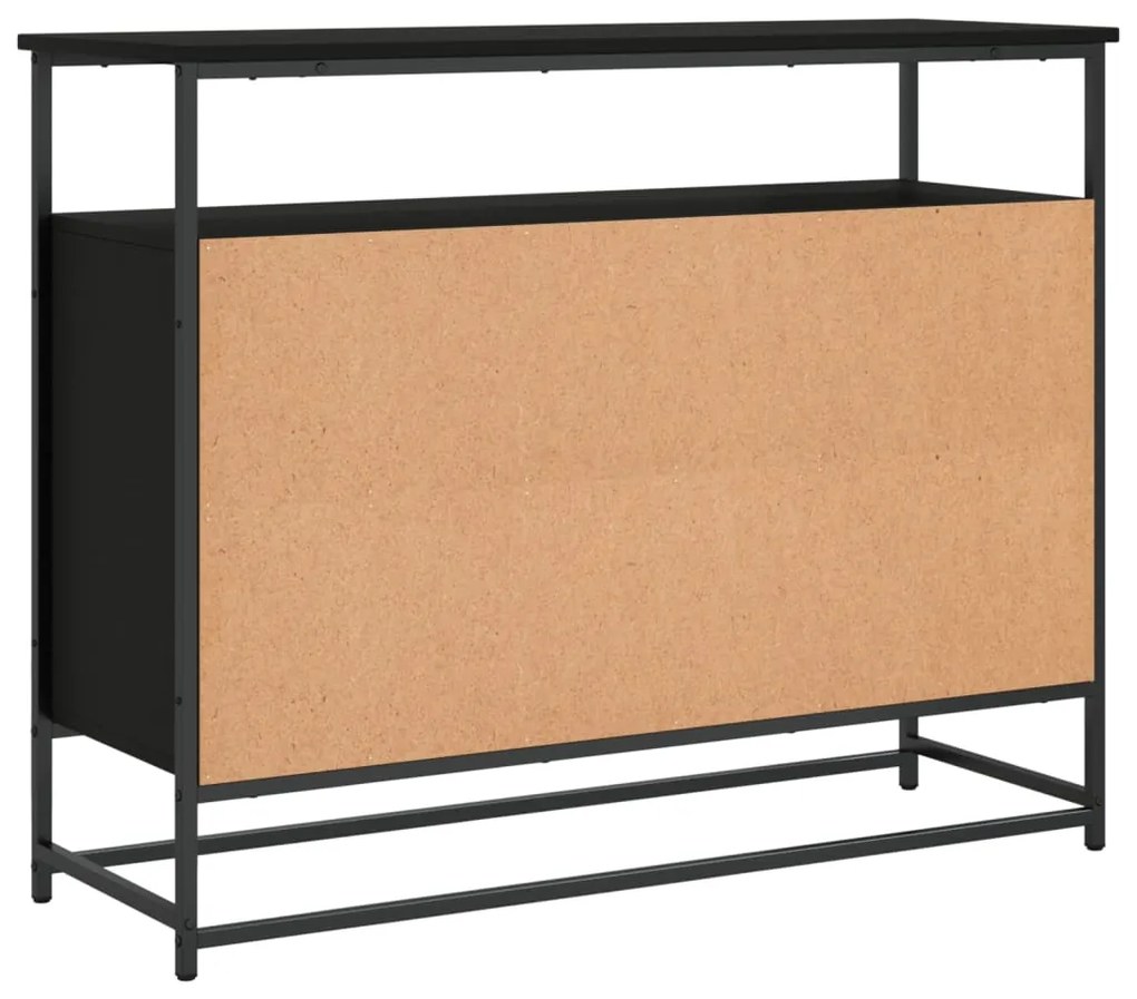 Aparador 100x35x80 cm derivados de madeira preto