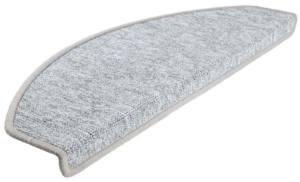Tapetes de escada 20 pcs 65x24x4 cm cinzento-claro