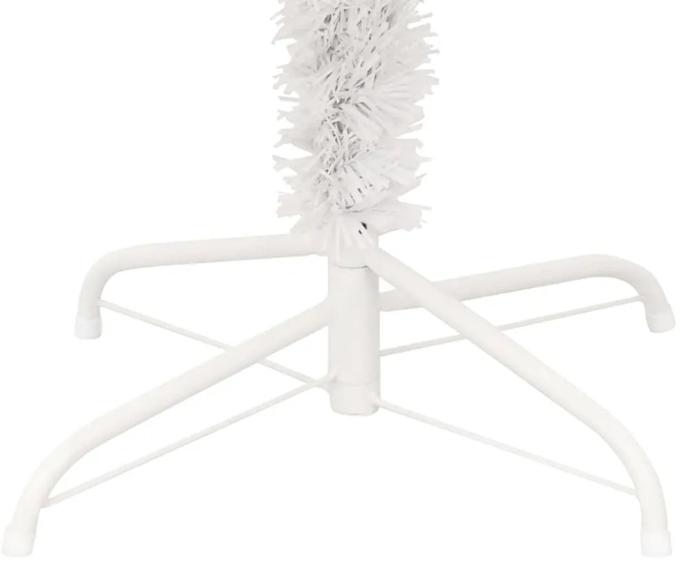 Árvore de Natal rotativa pré-iluminada + suporte PVC branco