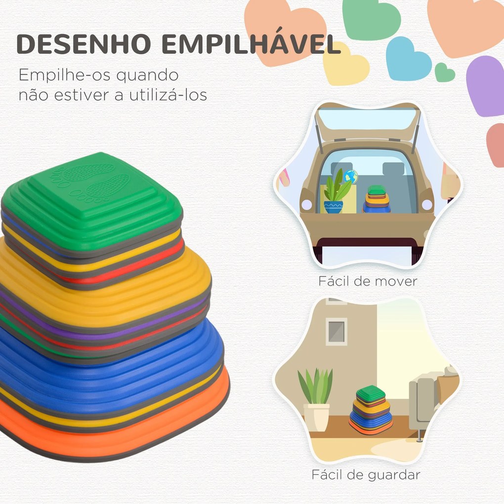 AIYAPLAY Conjunto de Blocos de Equilíbrio para Crianças Empilhável de
