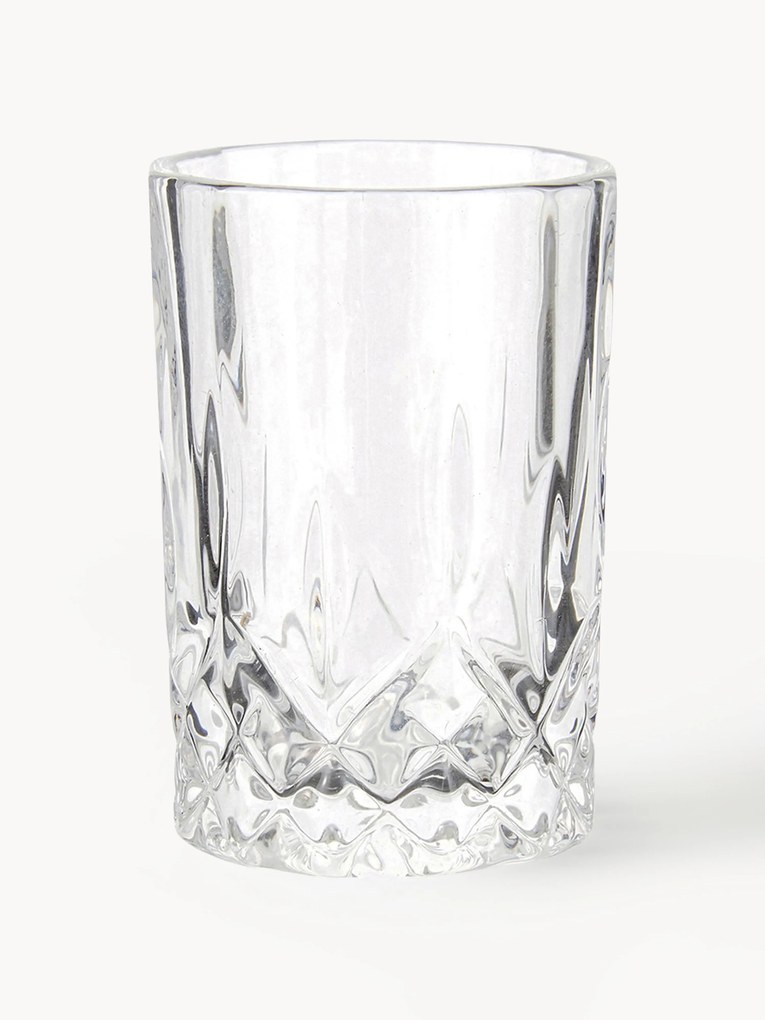 Shot Glasses Harvey with Relief, Set of 4