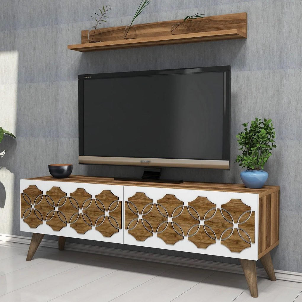 Unidade TV Nisan – Nogueira – 120 x 40 x 31,8 cm