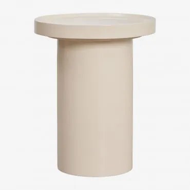 Mesa De Cabeceira Redonda Em Mdf Cirela ↑50 Cm - Sklum