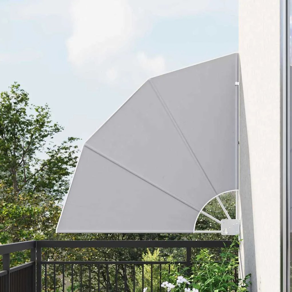 vidaXL Tela de Privacidade para Varanda Cinzeto 115 x 115 cm Poliéster