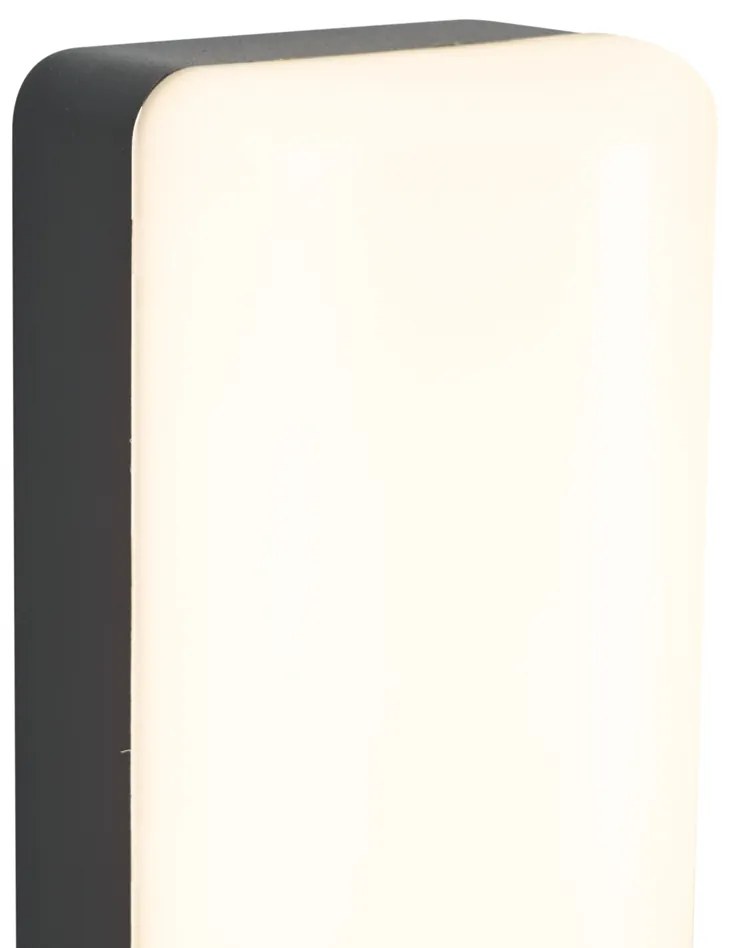 Candeeiro de Parede Exterior Preto com Sensor Crepuscular incl. LED - Shift Moderno