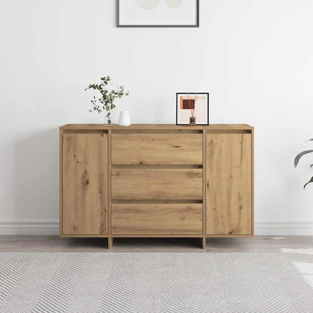 Sideboard Carvalho Artisan 120x41x75 cm Madeira Estruturada