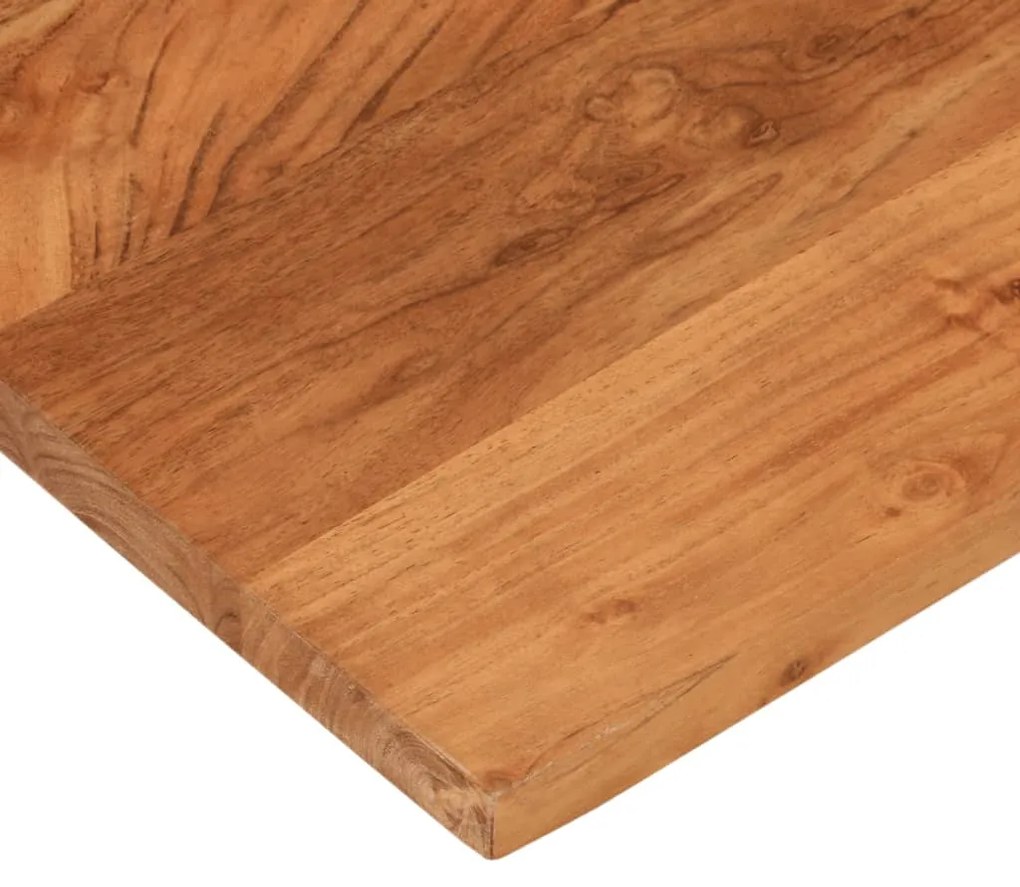 Tampo de mesa quadrado 90x90x2,5 cm madeira de acácia maciça