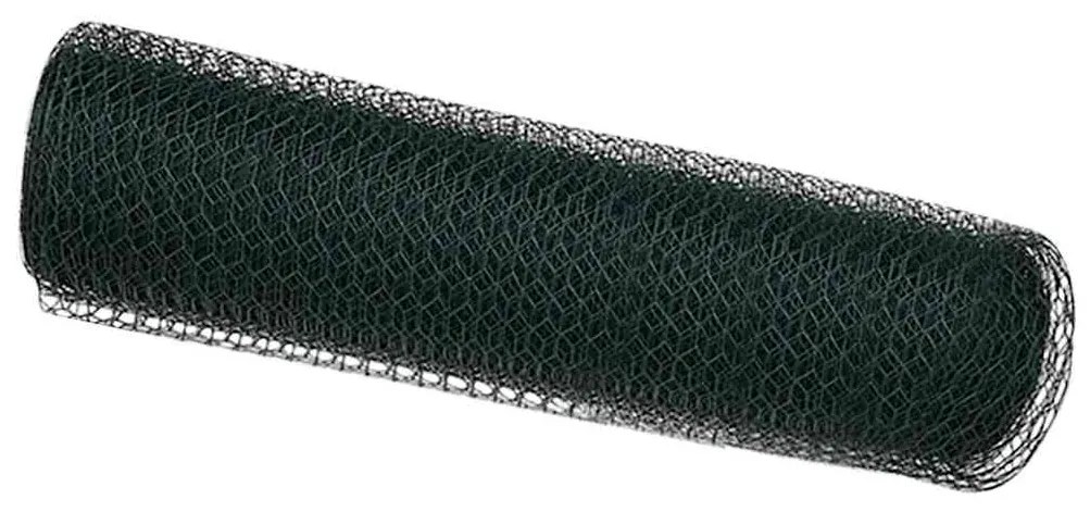 Cerca Hexagonal Cinza Verde 0.5 x 50 m Aço