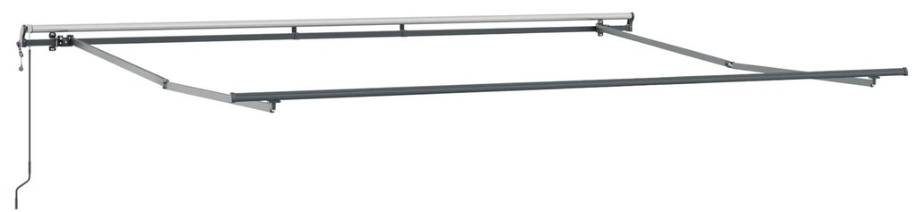 Toldo Retrátil Automático Verde e Branco 450x350 cm