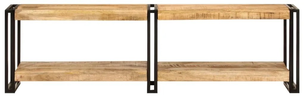 Móvel de TV 140x30x40 cm madeira de mangueira maciça