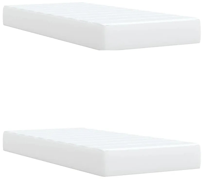 Cama com Molas/Colchão e Luzes Led - 200x200 cm - Couro Artificial Bra