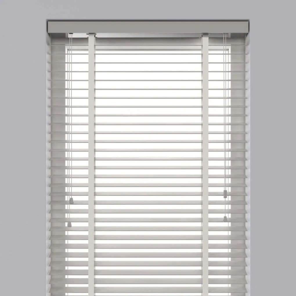 423179 Decosol Persianas horizontais em madeira 50 mm 60x130 cm branco
