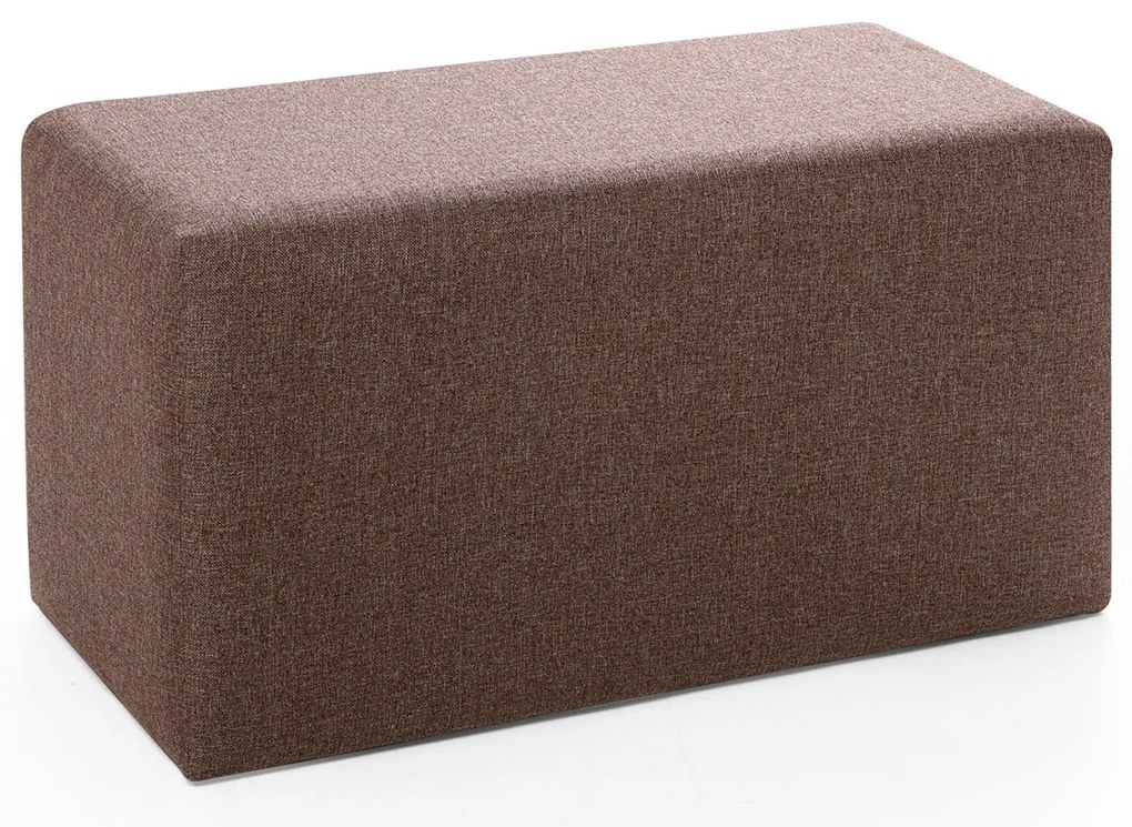 Tuffet Uzun – Castanho – 80x40x42 cm