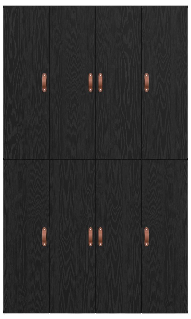 Cama de Armazenamento vidaXL Carvalho Preto 120x200 cm