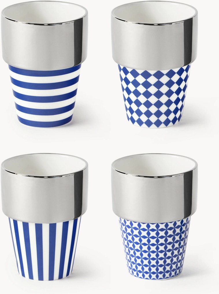 Canecas artesanais Aunty, conjunto de 4
