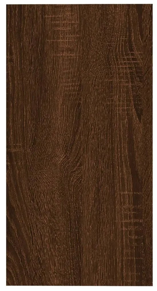 Mesa de apoio 50x26x50 cm derivados madeira carvalho castanho