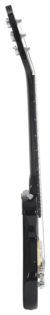 Guitarra elétrica p/ crianças com saco 3/4 30" castanho/preto