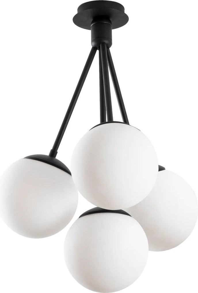 Candeeiro de Teto Mudoni – Preto – 57 cm x 66 cm