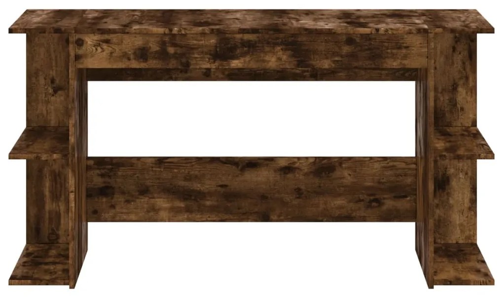 Secretária 140x50x75 cm derivados de madeira carvalho fumado