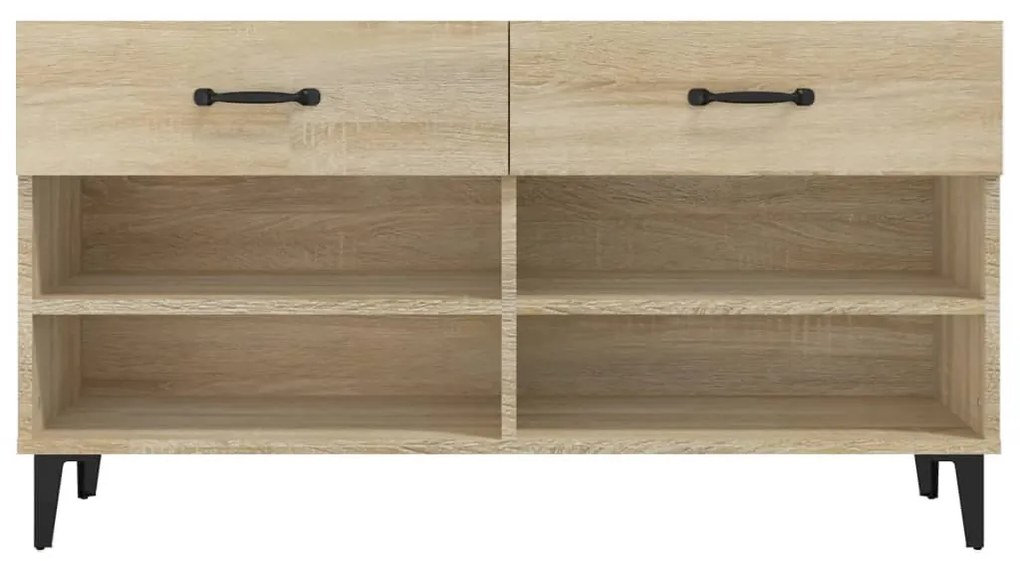 Sapateira 102x35x55 cm derivados de madeira cor carvalho sonoma