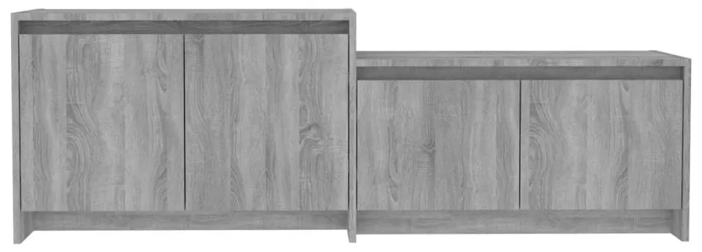 Móvel p/ TV 146,5x35x50 cm derivados de madeira sonoma cinza