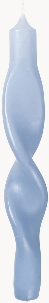 Velas cónicas artesanais Twist, conjunto de 2