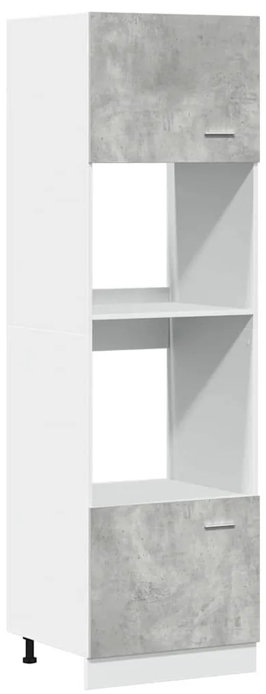 7 pcs conj. móveis casa banho “Lyon” cinza cimento