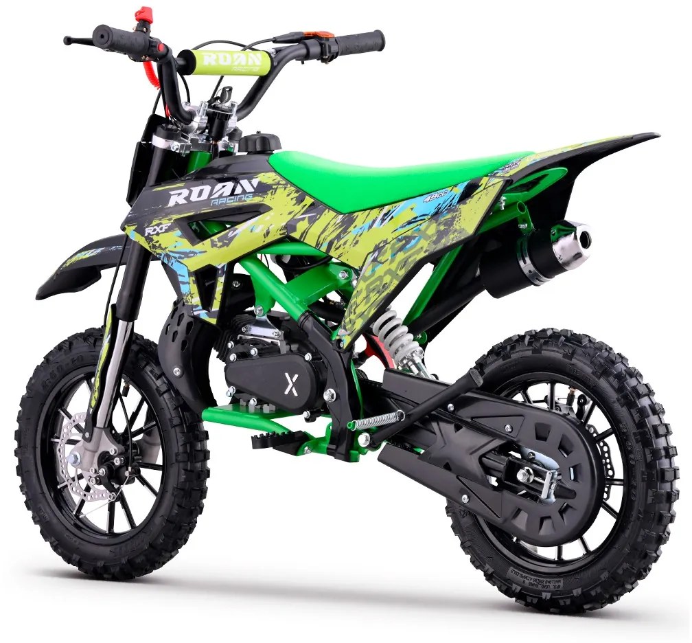 MINI MOTO PARA CRIANÇAS MiniCross Roan RXF 49cc 4.5CV Verde