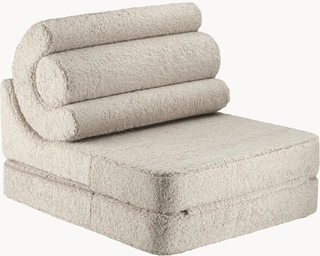 Cadeira dobrável para crianças em teddy artesanal Flipster