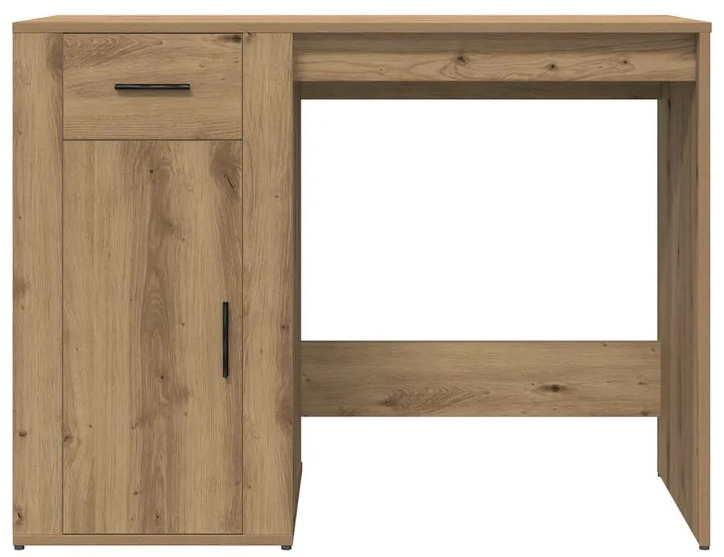 Secretária 100x49x75 cm derivados de madeira carvalho artisiano