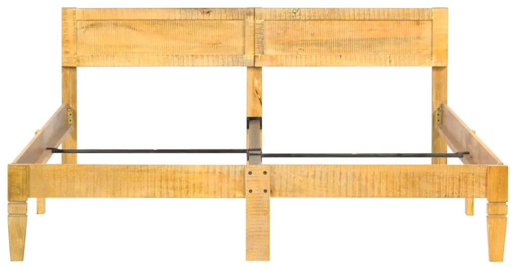 Estrutura de cama em madeira de mangueira maciça 180 cm