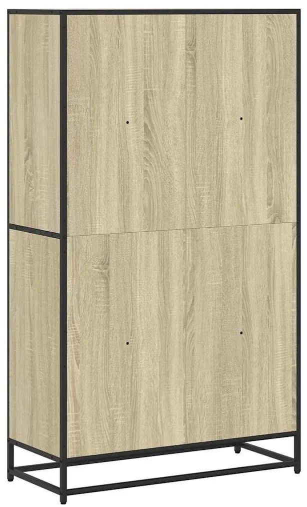Estante 80,5x35x139 cm derivados de madeira carvalho sonoma