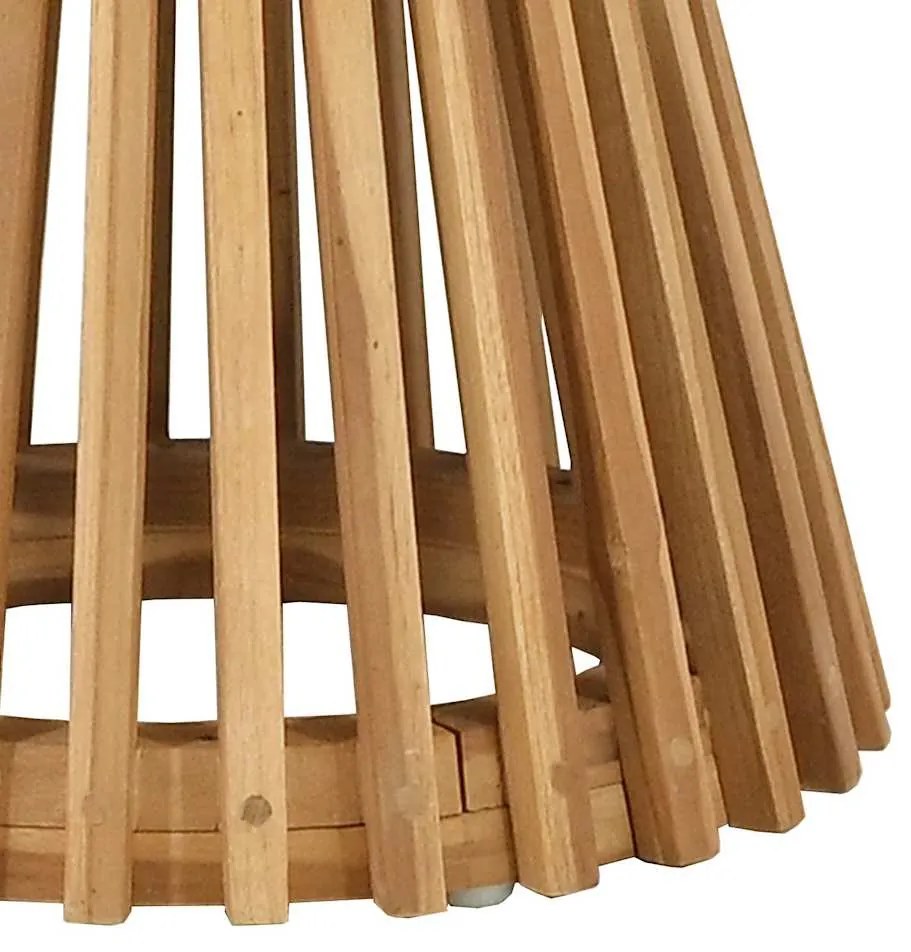 Mesa Lateral de Jardim Ø50x49,5 cm de Madeira Sólida de Teca